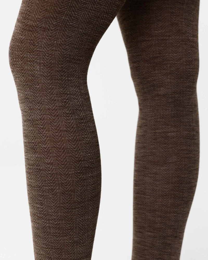 Ylva Wool Fishbone Tights