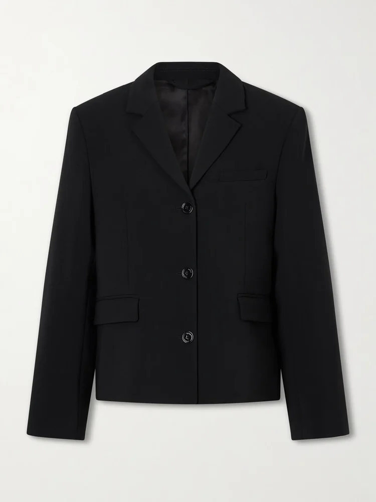 Wool-Blend Blazer