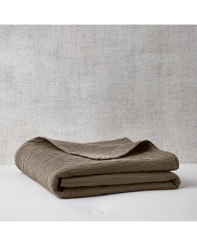 Textured Italian Matelasse Coverlet, King - Exclusive
