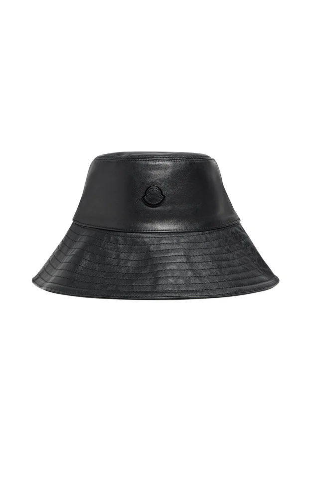 x EE72 by Edward Enninful Leather Bucket Hat