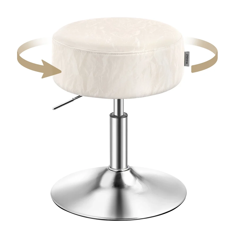Adjustable Swivel Vanity Stool, Makeup Vanity Chair