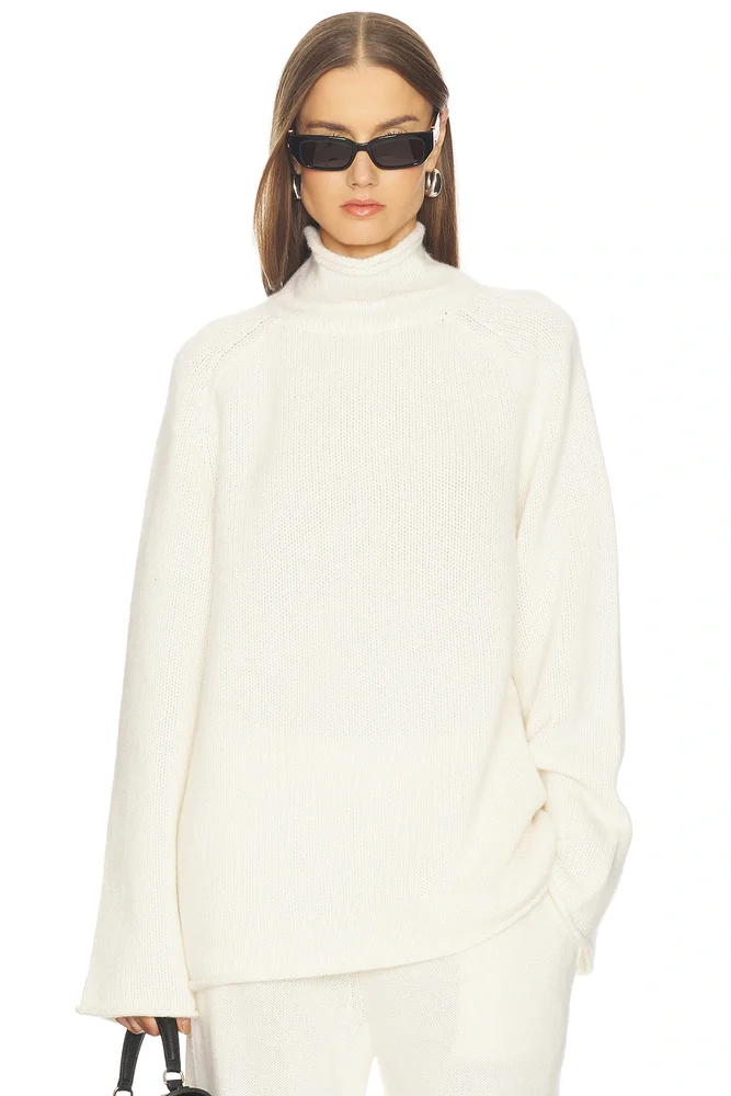 Sukki Cashmere Oversized Turtleneck