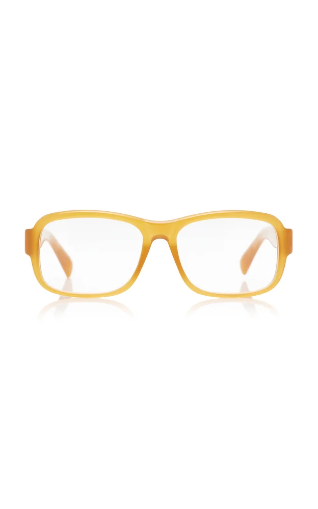 Square-Frame Acetate Glasses