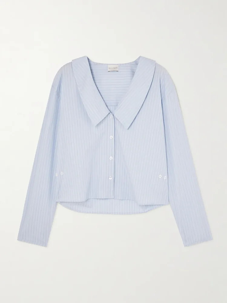Striped organic cotton shirt