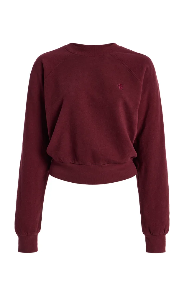 Shrunken Cotton Sweatshirt