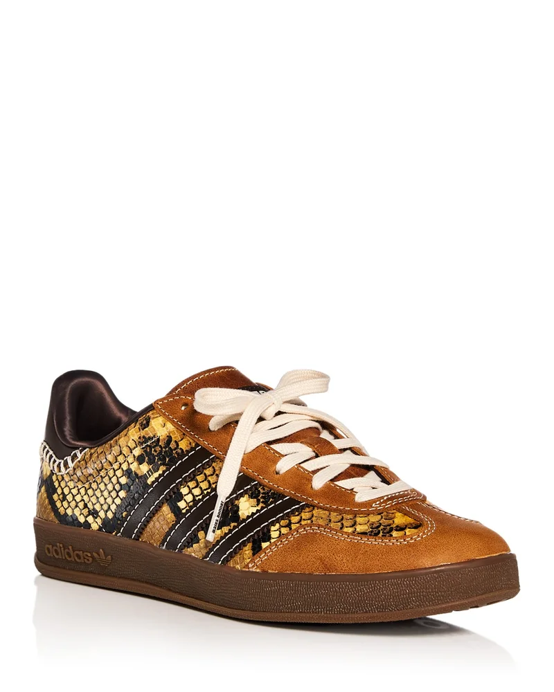 Women's Gazelle Snake Embossed Sneakers