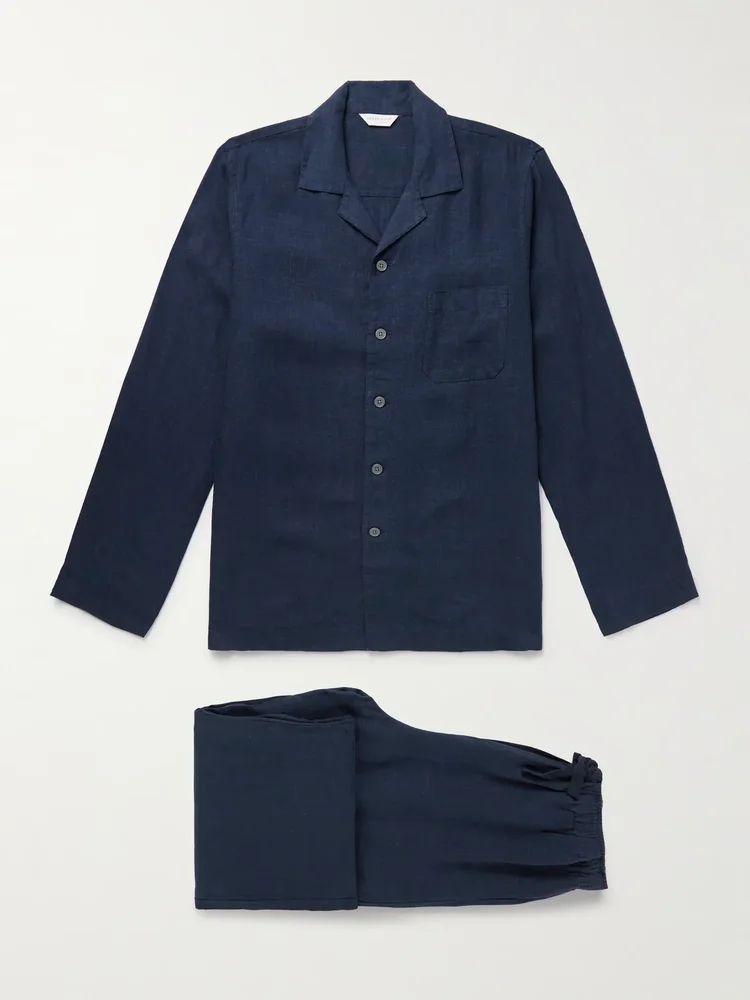 Sicily 1 Linen-Canvas Pyjama Set