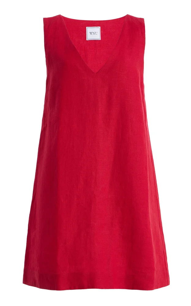 Exclusive Sloane Linen Mini Dress