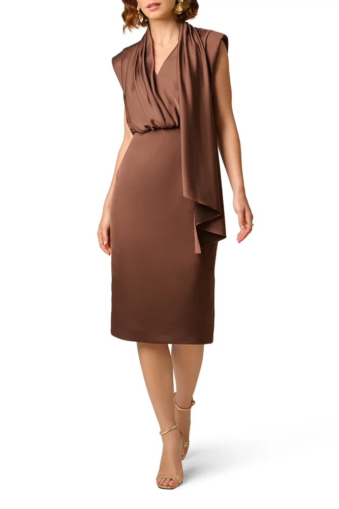 Satin Midi Dress