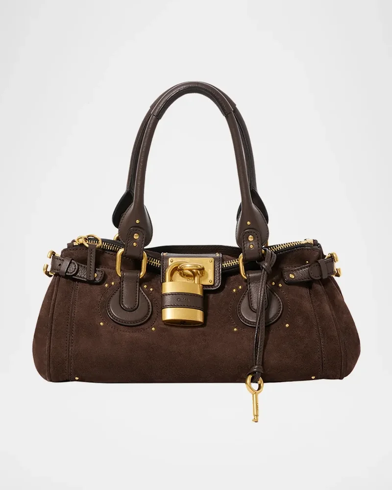 Paddington Suede Shoulder Bag