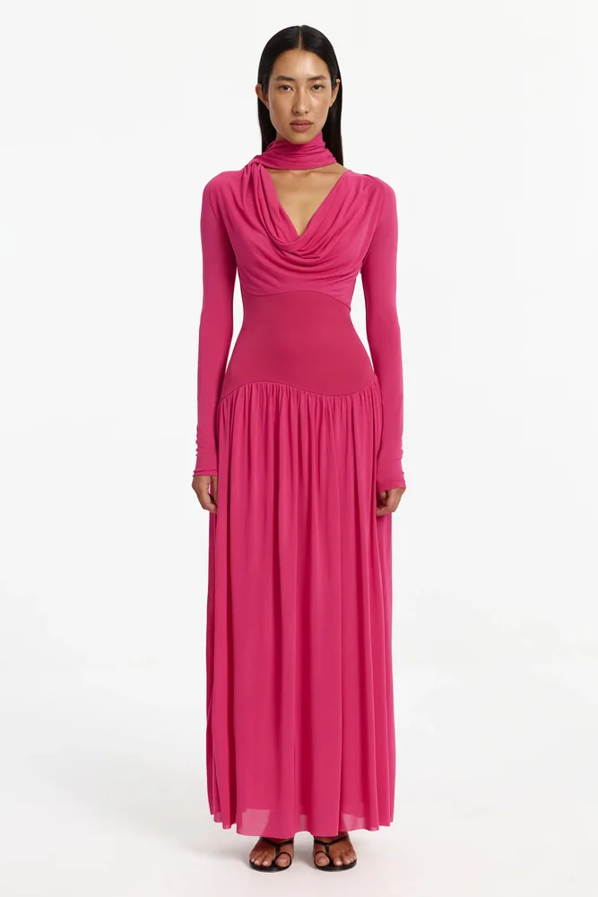 Nirvana Long Sleeve Maxi Dress