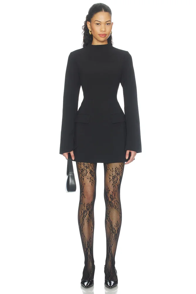 Split Sleeve Mini Dress