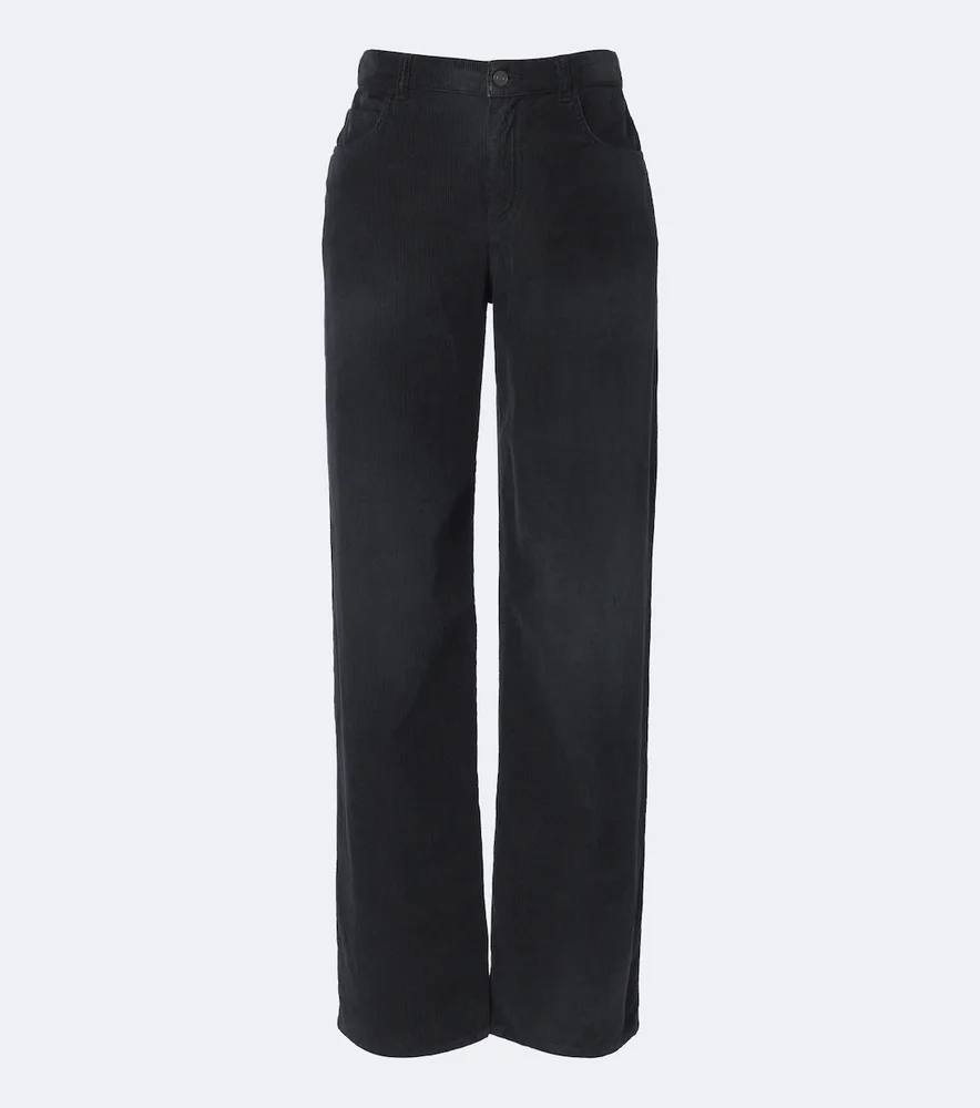 Eglitta cotton corduroy wide-leg pants