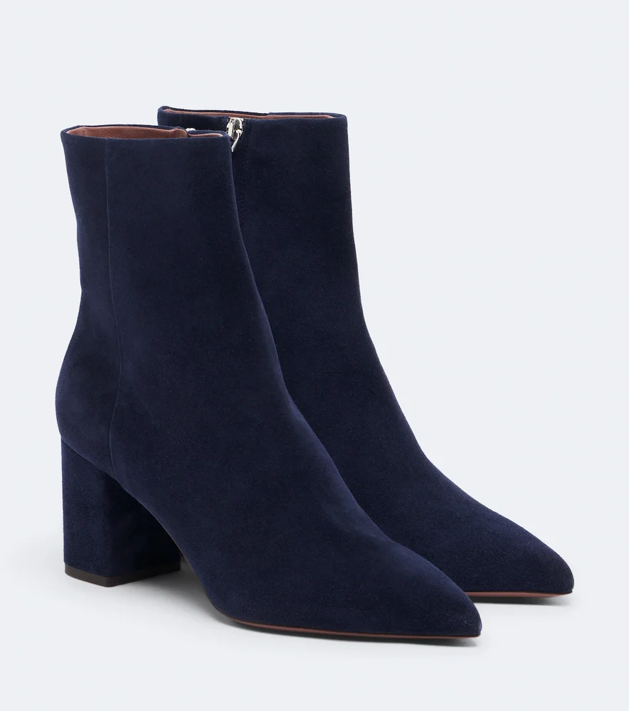 Anja suede ankle boots