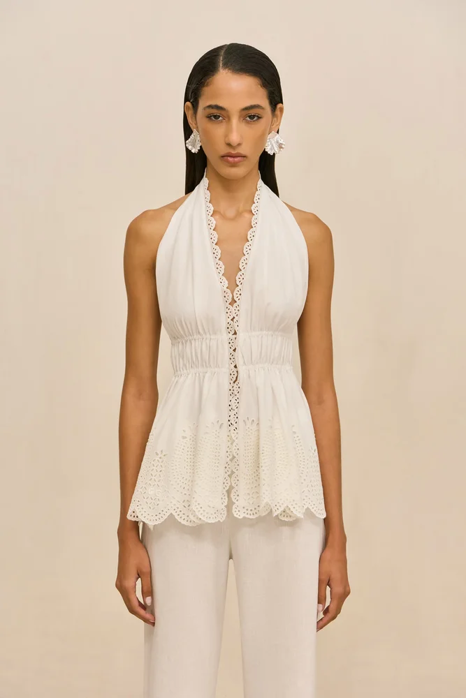 TRINI TOP - OFF WHITE