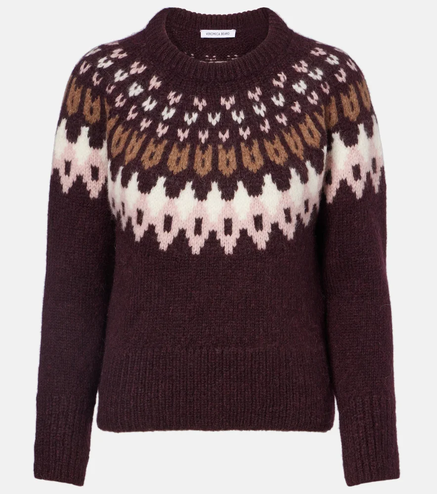 Anne Fair Isle wool-blend sweater