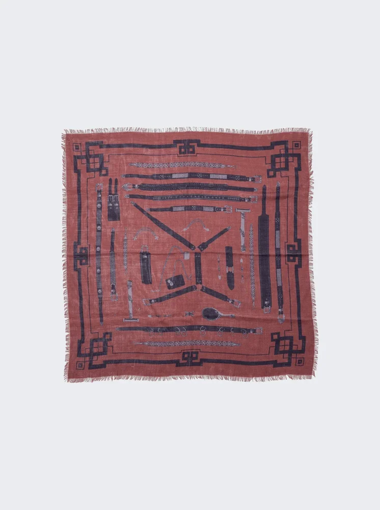 Belt Scarf Bordeaux