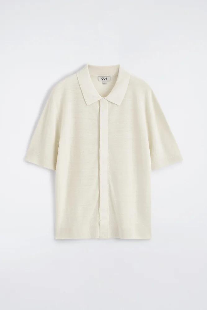 Classic Fit Striped Linen Shirt