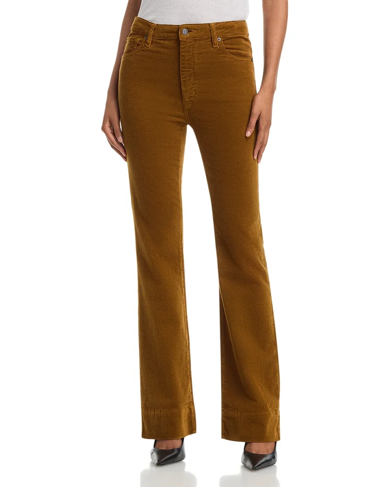 The Reboot High Rise Corduroy Jeans in Bronze