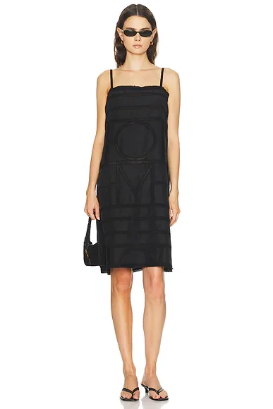 Monogram Silk Dress