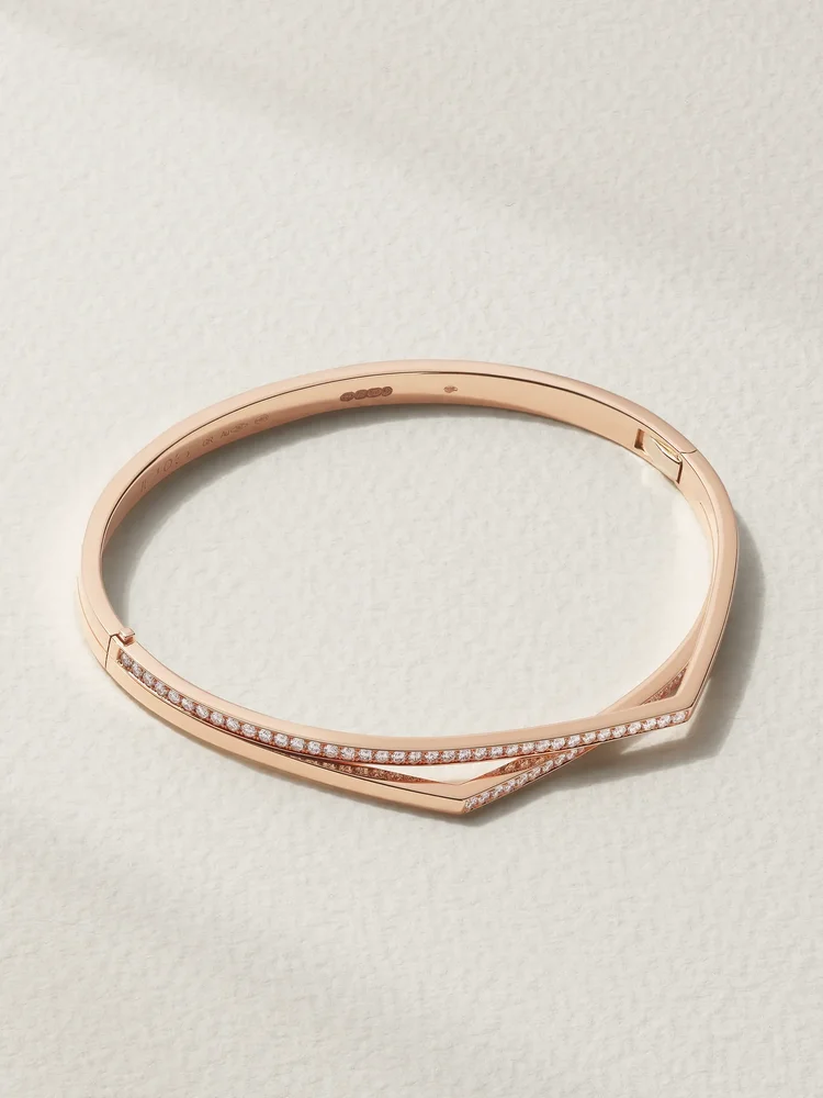 Antifer 18-karat rose gold diamond bracelet