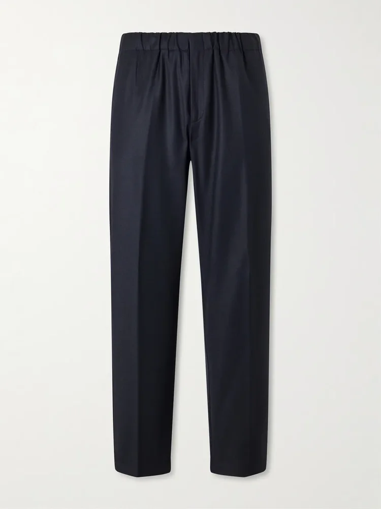 Straight-Leg Woven Trousers
