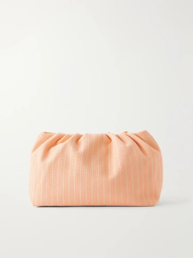 Soire Solaire jacquard clutch
