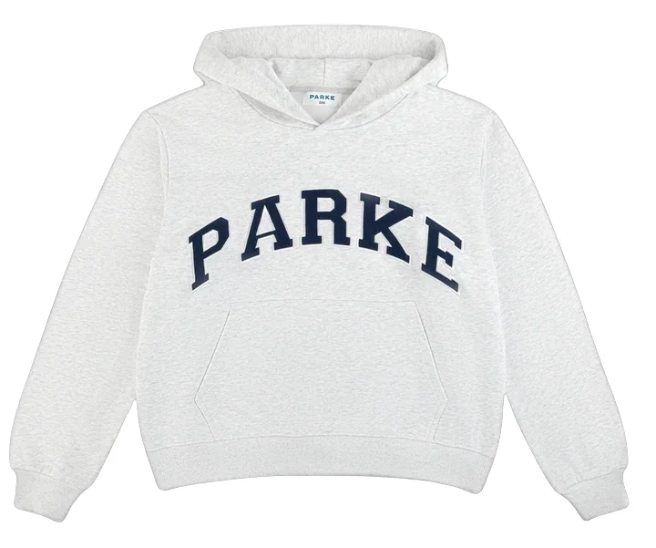 OG Varsity Hoodie Sweatshirt - Classic Grey + Denim