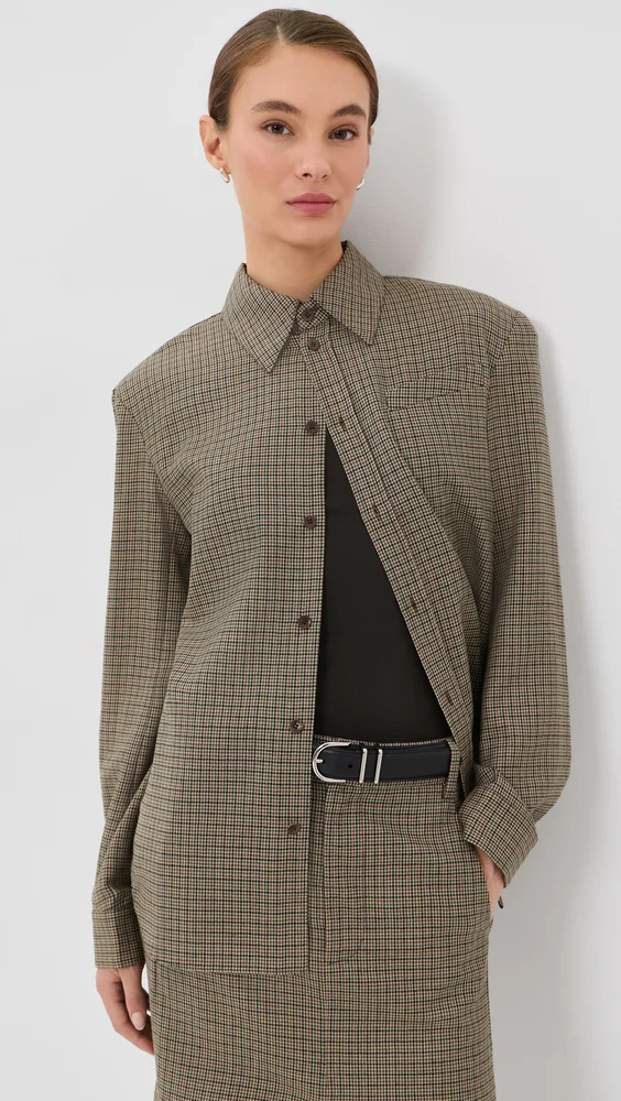 Thomas Menswear Check Detached Shirt