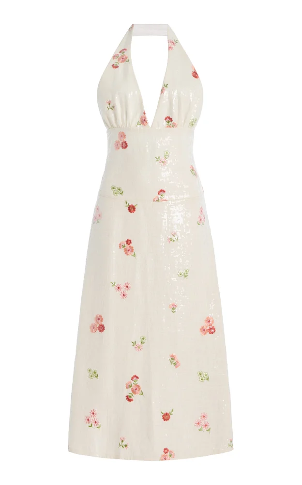 Lilly Sequinned Midi Dress