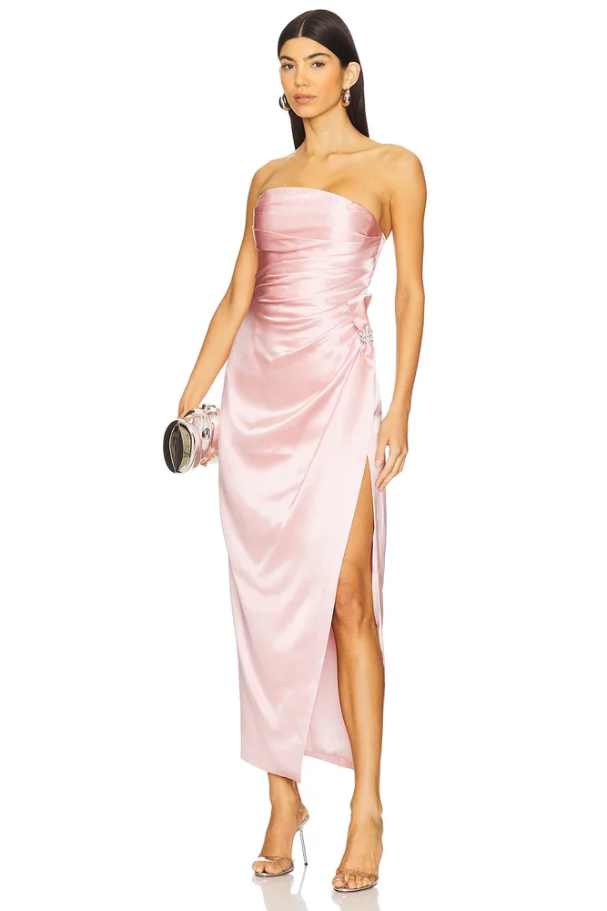 Emilia Satin Dress