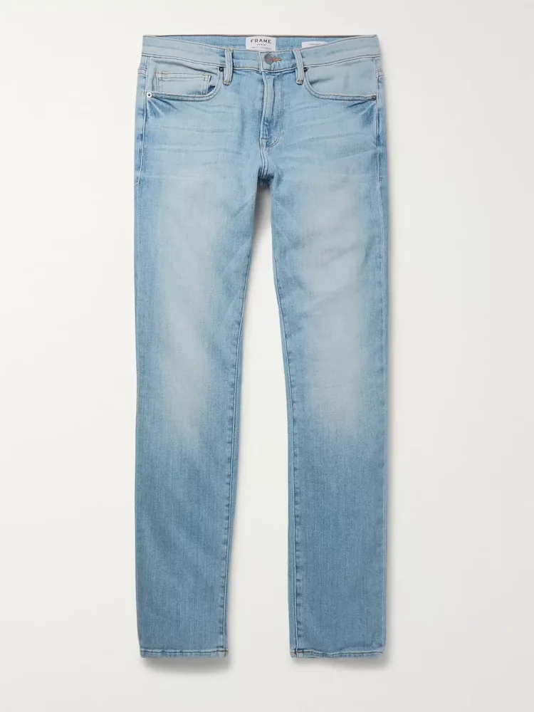 L'Homme Slim-Fit Stretch-Denim Jeans