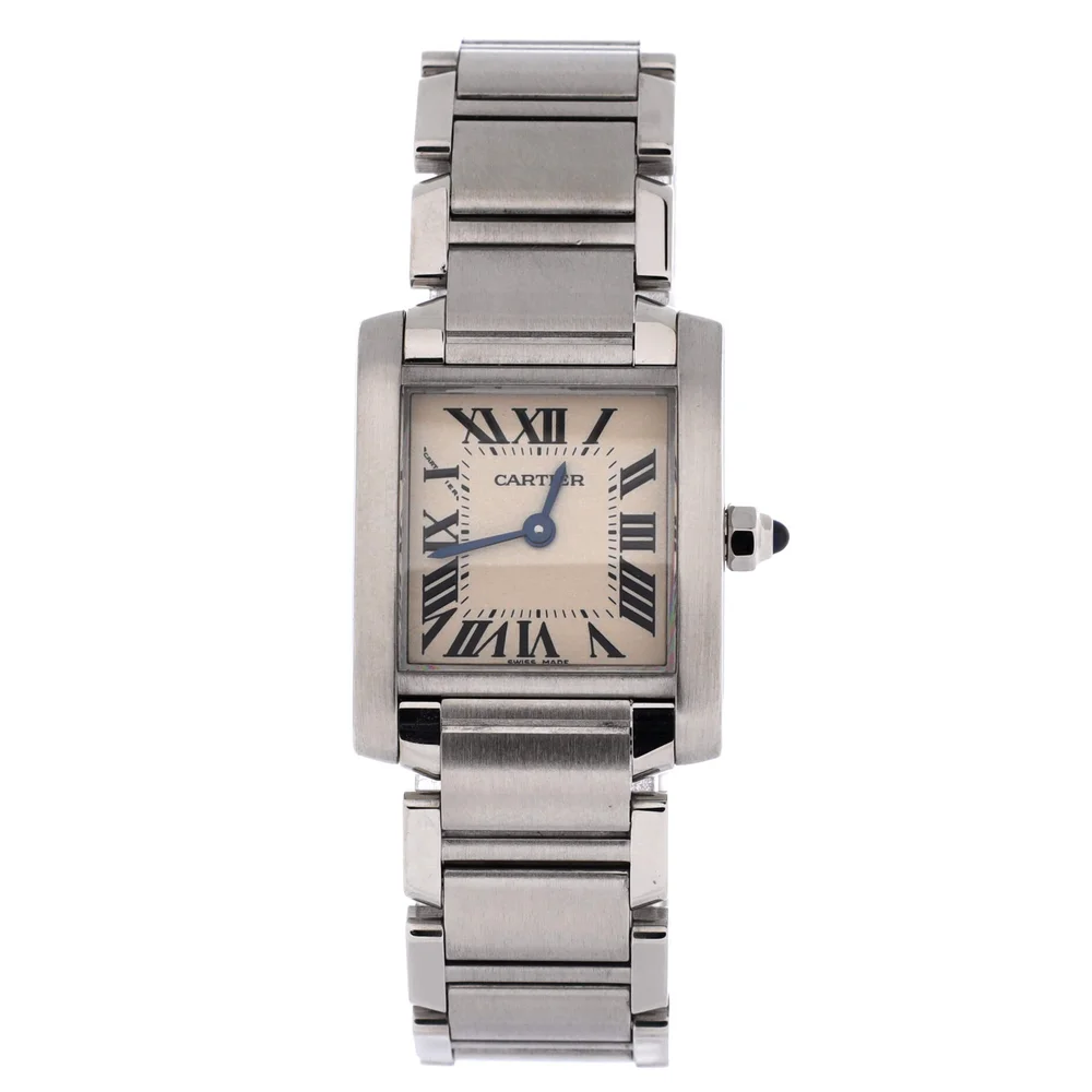 Pre-Owned Tank Francaise Quartz Watch Stainless Steel 20, Great Condition