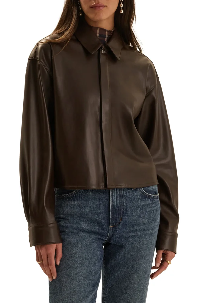 Brady Faux Leather Jacket