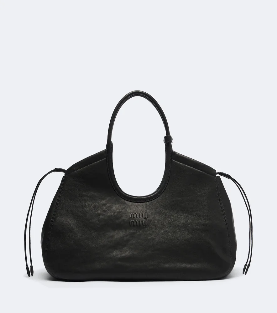 Ivy leather tote bag