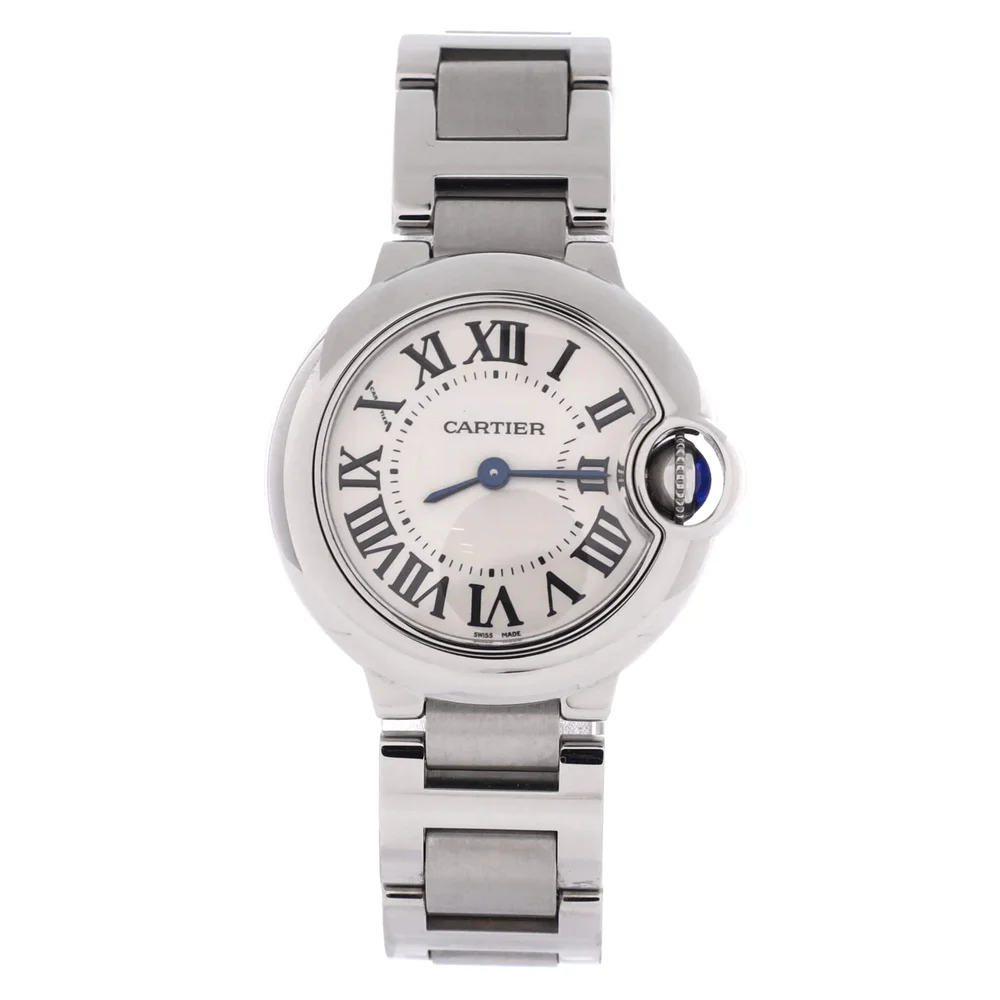 Pre-Owned Ballon Bleu de Cartier Quartz Watch Stainless Steel 28mm