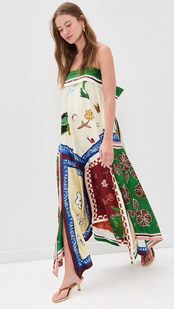 Tangible Love Silk Midi Dress