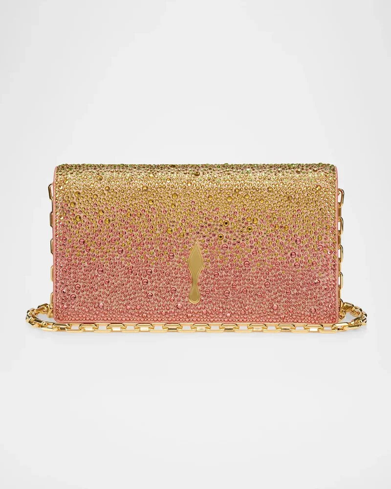 Bettina Ombre Crystal Clutch Bag