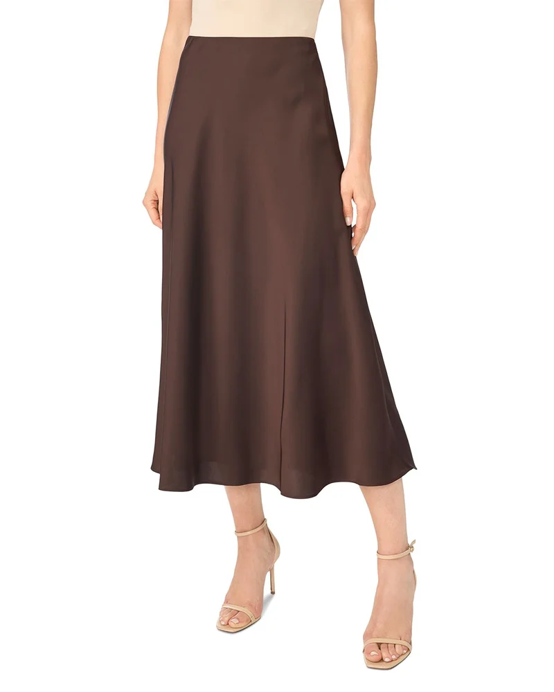 Satin Bias Maxi Skirt