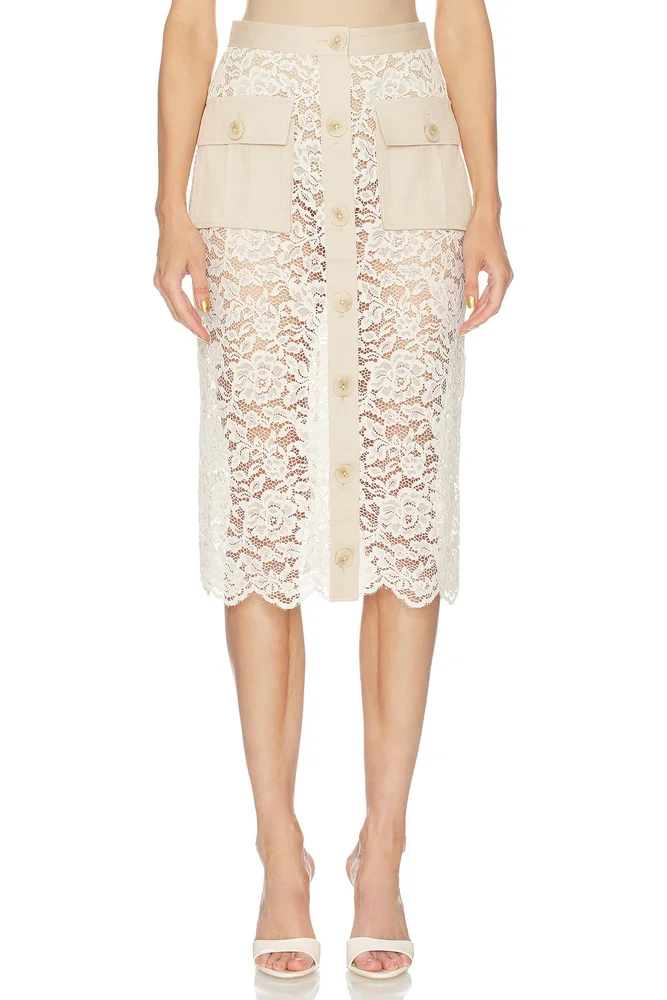 Shae Below Knee Skirt