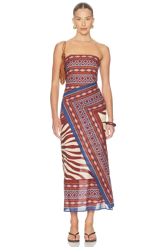 Revolve Paraiso Agreste Ankle Dress