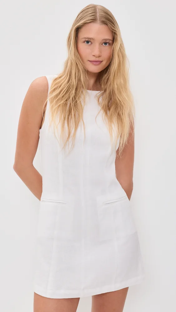Citron Linen Dress