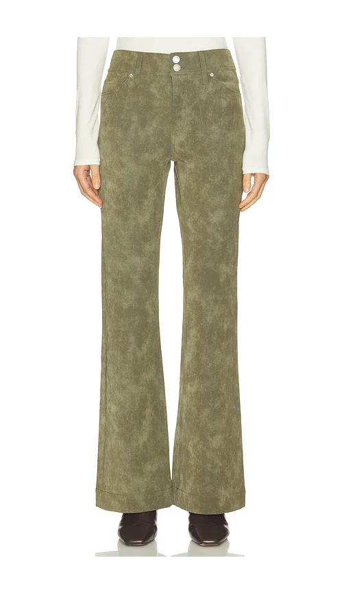 Faux Suede Dani Flare Pants