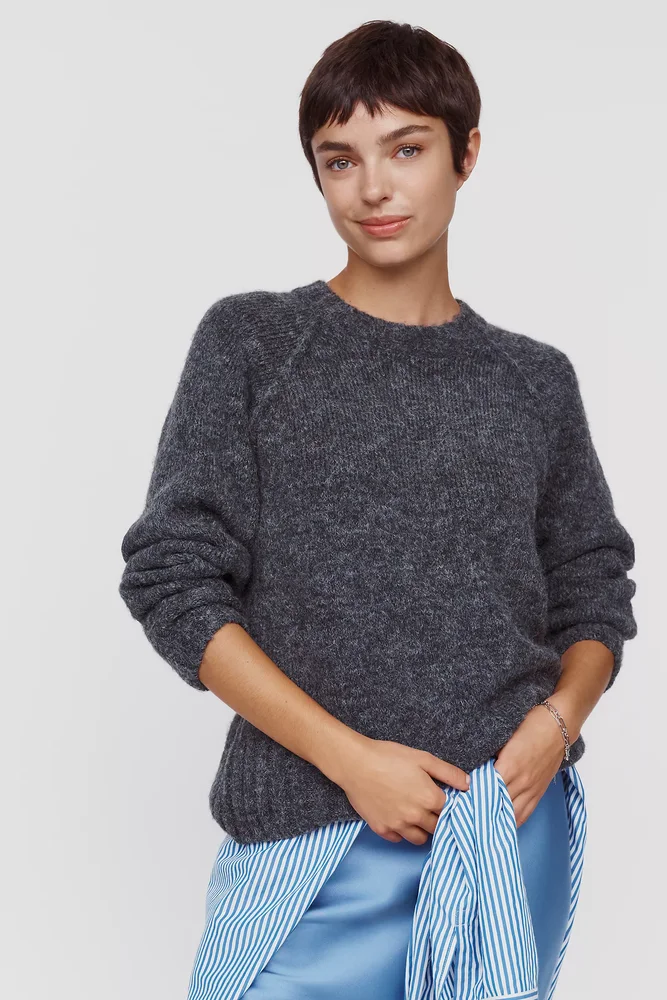Cline Chunky Crew Neck Sweater