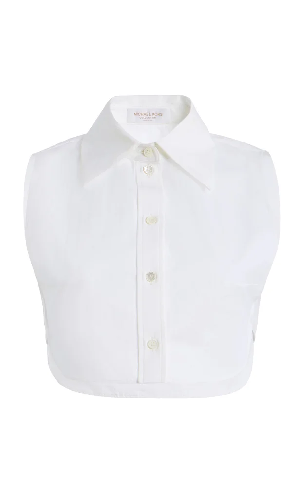 Collared Cotton Dickey Top