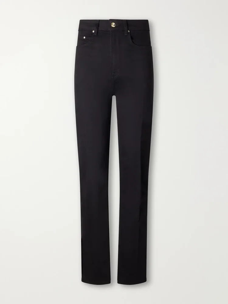 Flex Stretch high-rise straight-leg jeans