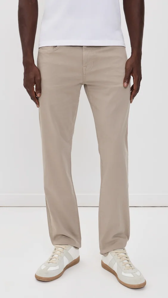 The Brixton Slim Straight Luxe Twill Pants (Vintage Khaki)