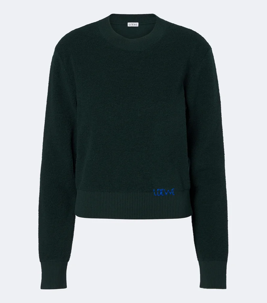 Logo wool sweater