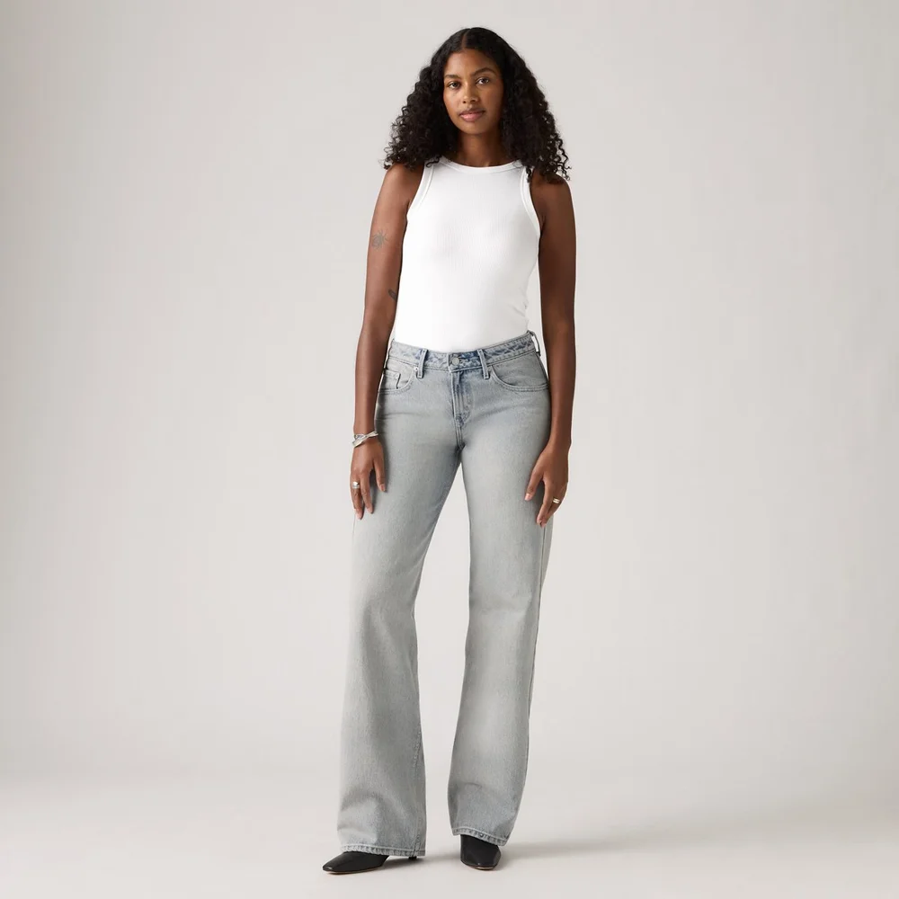 Low Loose Jeans in Boss Business, Grey