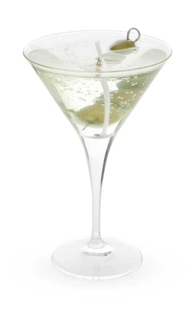 Martini Wax Candle